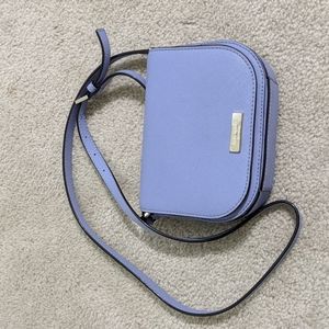 Purple cross body purse